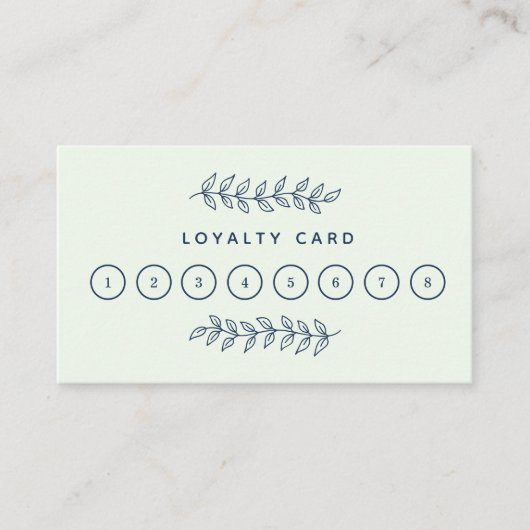 植物かわいらし屋、庭のロイヤリティカード。 ロイヤリティカード (正面)