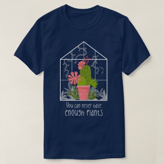 植物が充分あるまい Tシャツ (デザイン正面)