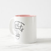 植物が大好きな女の子 ツートーンマグカップ (正面左)