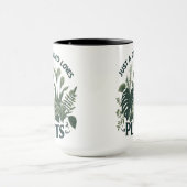 植物が大好きな女の子 マグカップ (中央)