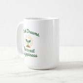 植物が幸せを収穫 コーヒーマグカップ (正面左)