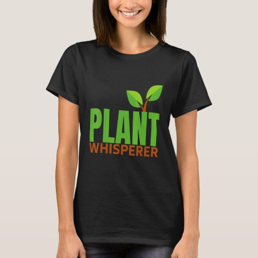 植物ささやき植物が有効 Tシャツ (正面)