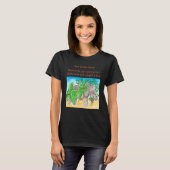 植物しか食べないゾウ Tシャツ (正面フル)