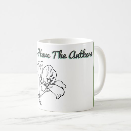 植物だけ葯のマグがあります コーヒーマグカップ (正面右)