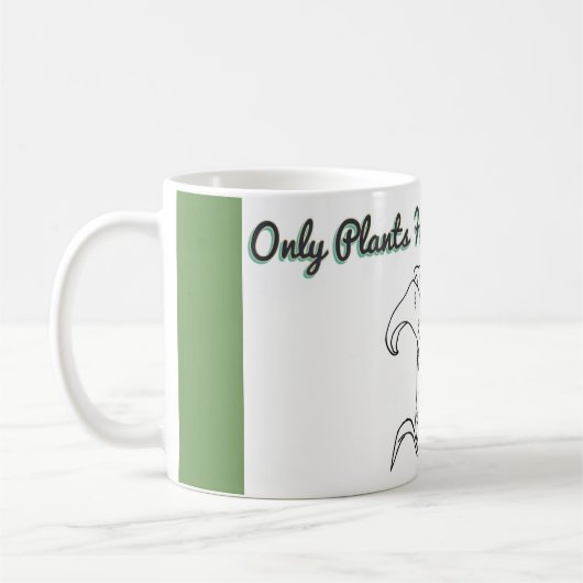 植物だけ葯のマグがあります コーヒーマグカップ (左)