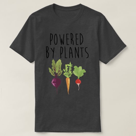 植物で動く Tシャツ (デザイン正面)