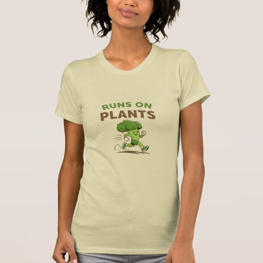 植物とともに走る Tシャツ (正面)