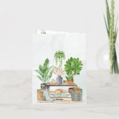 植物との居心地の良いインテリア カード (裏面)