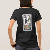 植物とアウトドアが好きな人へのかわいいTシャツ Tシャツ (裏面)