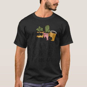 植物とコ来ーヒに対して私は庭師にいる Tシャツ