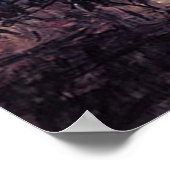 植物とゼフィラのスケッチ ポスター (角)