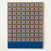 植物とタイルを持つリスボンハウスウィンドウ プランナー手帳 (裏面)