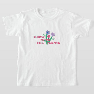 植物と共に成長しよう  Tシャツ