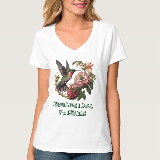 植物と動物 Tシャツ (正面)