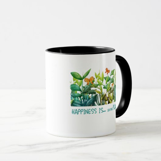 植物と花 マグカップ (正面右)