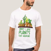 植物と花 Tシャツ (正面)