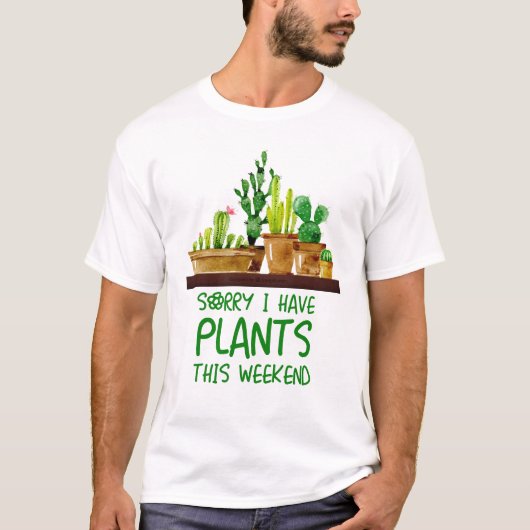 植物と花 Tシャツ (正面)