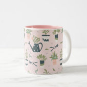 植物と話すセラピーは要らない ツートーンマグカップ (正面右)