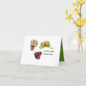 植物と話す カード (黄色い花)