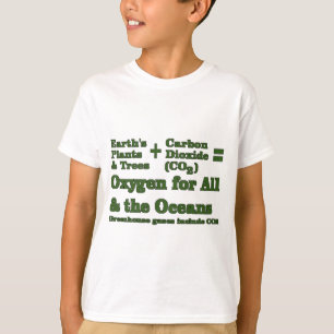 植物と酸素の環境の真実 Tシャツ