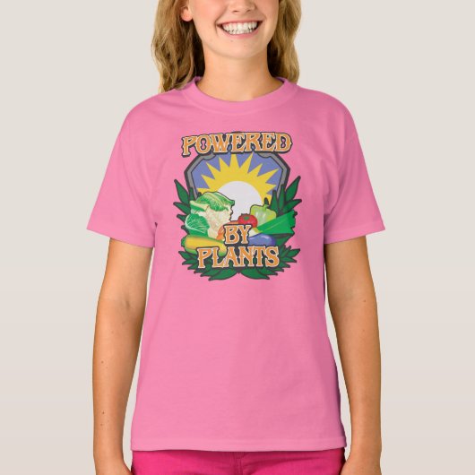 植物によって動く Tシャツ (正面)