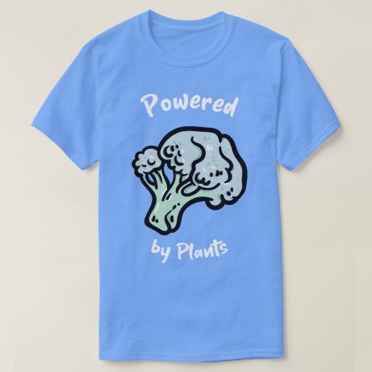 植物によって動く Tシャツ (デザイン正面)