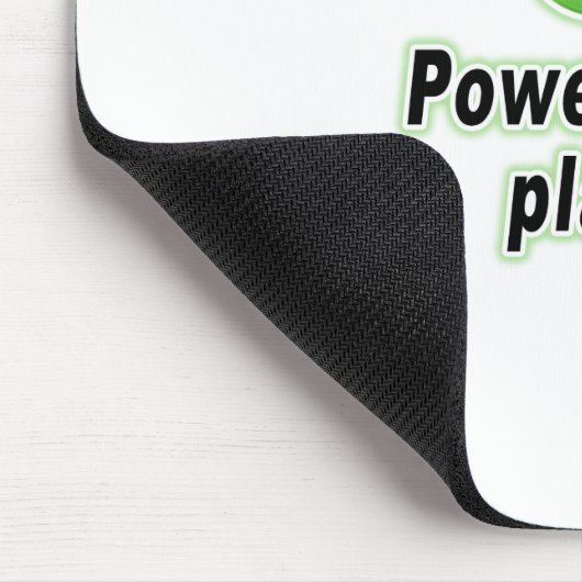 植物によって動力を与えられたビーガン植物ベースのダイエットギフト マウスパッド (コーナー)