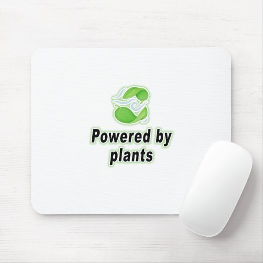 植物によって動力を与えられたビーガン植物ベースのダイエットギフト マウスパッド (マウス)