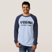 植物によって動力を与えられるビーガン Tシャツ (正面フル)