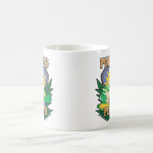 植物によって動力を与えられる コーヒーマグカップ (中央)