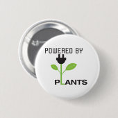 植物によるPOWERD 缶バッジ (正面&裏面)