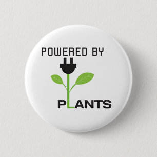 植物によるPOWERD 缶バッジ
