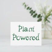 植物に力を入れて ポストカード (スタンド正面)