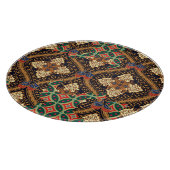 植物に基づくインドネシアのろうけつ染め：特徴的なパターン カッティングボード (角)