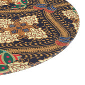 植物に基づくインドネシアのろうけつ染め：特徴的なパターン カッティングボード (角)