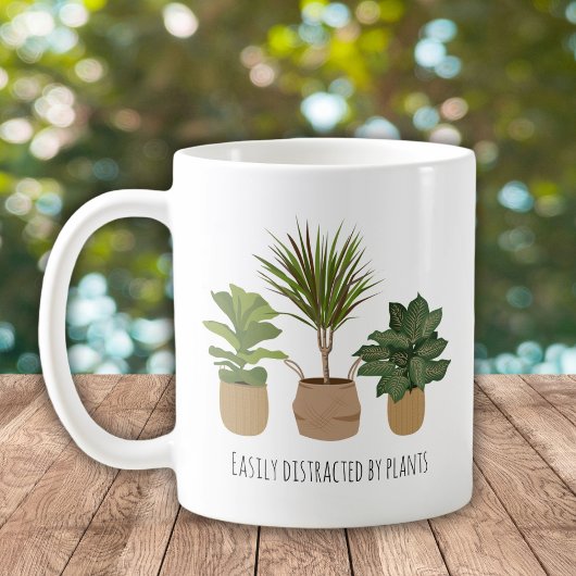植物に夢中になりがち コーヒーマグカップ