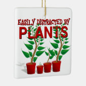 植物に容易に気を取られる セラミックオーナメント (右)