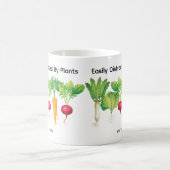 植物に容易に気を散らす/植物園芸家 コーヒーマグカップ (中央)