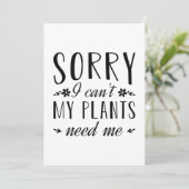 植物に必要な物がなくてごめんなさい サンキューカード (スタンド正面)