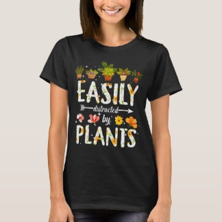 植物に気を取られやすい 庭師 園芸 G Tシャツ