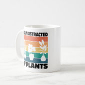 植物に気を取られやすい 植栽 愛 多色 コーヒーマグカップ (正面左)