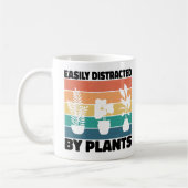植物に気を取られやすい 植栽 愛 多色 コーヒーマグカップ (左)