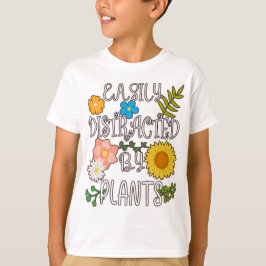 植物に気を取られやすい Tシャツ