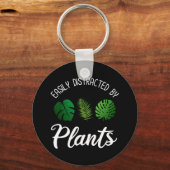植物に気を取られる キーホルダー (正面)