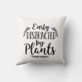 植物に気を取られる クッション (裏面)
