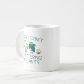 植物に水をやっている コーヒーマグカップ (正面左)