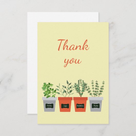 植物に水を救済与えてくれてありがとう サンキューカード (正面/裏面)