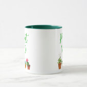 植物のおたくのおもしろいな園芸および室内用植物 マグカップ (中央)