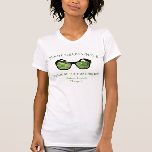 植物のおたくの統一されたなTシャツ Tシャツ (正面)