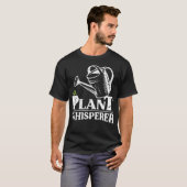 植物のささやき上手 楽しい庭師 園芸 庭 Tシャツ (正面フル)